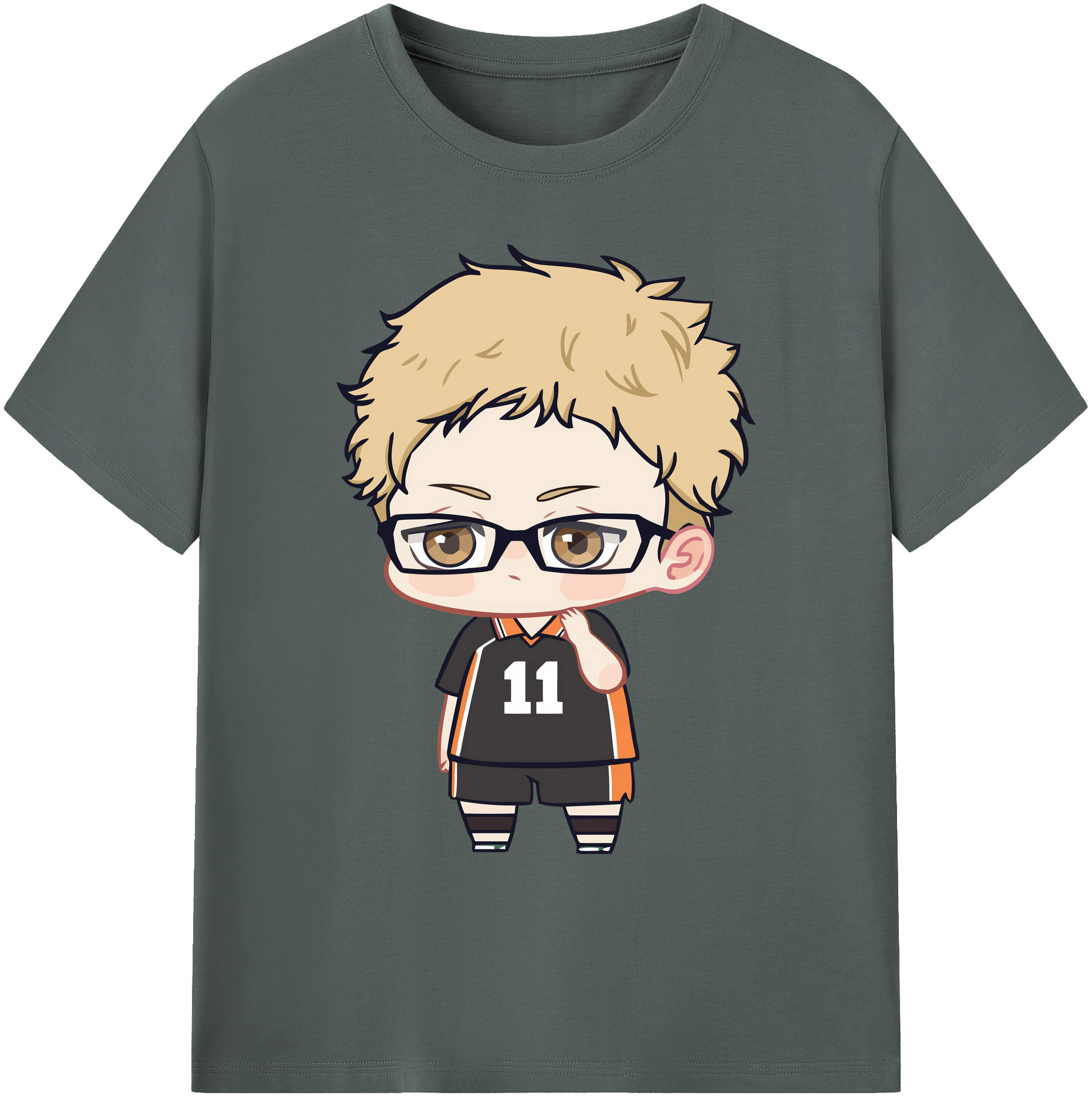 （画像用） ハイキュー!! Haikyu!! 綿100％ メンズ半袖Tシャツ｜肌触りやわらか＆通気性
